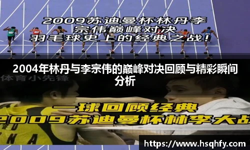 2004年林丹与李宗伟的巅峰对决回顾与精彩瞬间分析